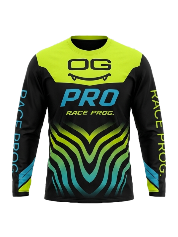 green jersey front Off road jersey green rio og front
