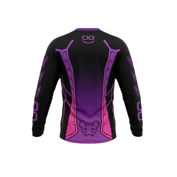 Off road jersey purple armor og back