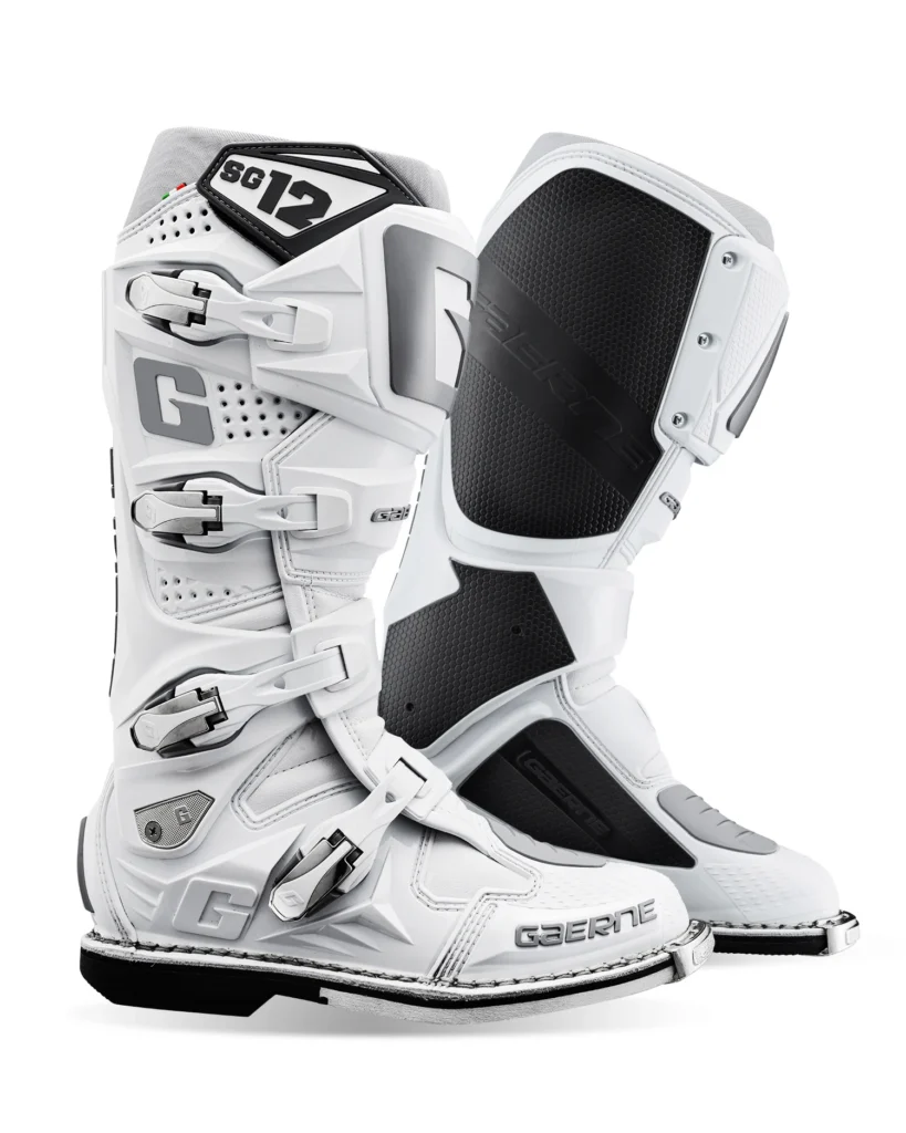 Gaerne SG12 WHITE  Motocross Boots Size – Euro 42